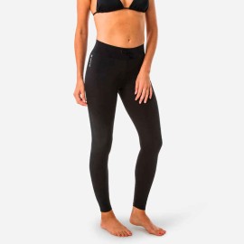 Leggings de surf anti-UV negros para mujer 100