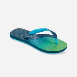 Sandalias de playa para niño Surf Olaian TO 500 Verde