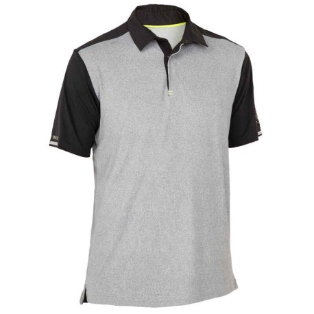 Polo Manga Corta Vela Race 500 Hombre Gris Jaspeado