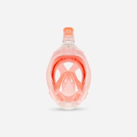 Máscara de superficie coral con bolsa para adulto Easybreath 500