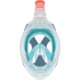 Máscara de superficie turquesa con bolsa para adulto Easybreath 500