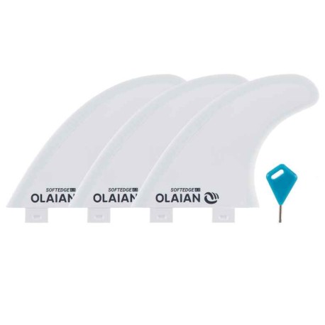 Paquete de 3 Quillas 500 Bordes Suaves 4"5 Blanco Nuevo Material