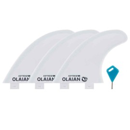 Paquete de 3 Quillas 500 Bordes Suaves 4"5 Blanco Nuevo Material