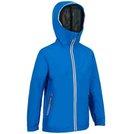 Chamarra Impermeable Vela Sailing 100 Niños Azul Intenso