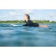 Playera de surf anti-UV de manga larga negra para mujer