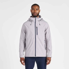 Chaqueta Vela Sailing 300 Hombre Gris Claro Impermeable Cortavientos