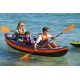 Remo de kayak simétrico y ajustable de 2 partes 100