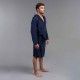 Bata de algodón orgánico azul oscuro para hombre