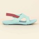 Chanclas para alberca menta/rosa para niños Slap 100 Basic