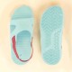 Chanclas para alberca menta/rosa para niños Slap 100 Basic