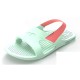 Chanclas para alberca menta/rosa para niños Slap 100 Basic