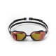 Goggles de natación cristales espejo negro con rojo unitalla Bfast
