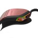 Goggles de natación cristales espejo negro con rojo unitalla Bfast