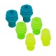 Juego de tapones para oídos de natación de silicón en forma de abeto en 3 tallas