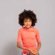Playera anti-UV coral para niños