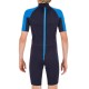 Traje de surf de neopreno 1.5 mm azul para niño 100