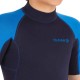 Traje de surf de neopreno 1.5 mm azul para niño 100