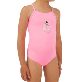 Traje de Baño Hanalei 100 Adulto Rosa Pastel