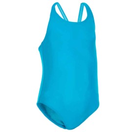 Traje de baño para bebé (niña). Azul.