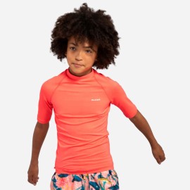 Playera anti-UV coral para niños
