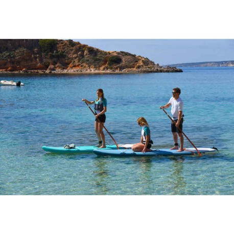 Remo de Stand Up Paddle 100 Naranja Desmontable 3 Partes Ajustable 170-220 cm