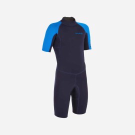 Traje de surf de neopreno 1.5 mm azul para niño 100