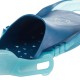 Aletas Snorkel Subea SNK 500 Niño Verde Turquesa Ajustables
