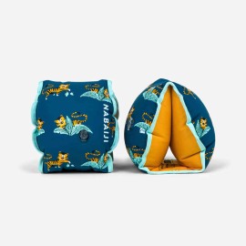 Flotadores para uso en alberca - Azul Estampado Tigre Interior Tejido Niño 15-30 kg
