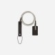 Leash Surf Negro 7' (210 cm) Diámetro 7 mm