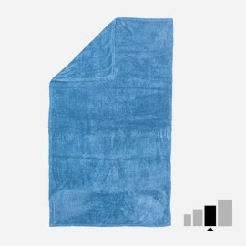 Toalla Azul Microfibra Ultrasuave Talla G 80 x 130 CM