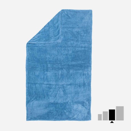 Toalla Azul Microfibra Ultrasuave Talla G 80 x 130 CM