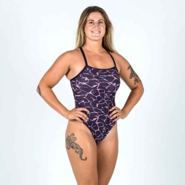Traje de baño de natación naranja para mujer Lexa Lavo