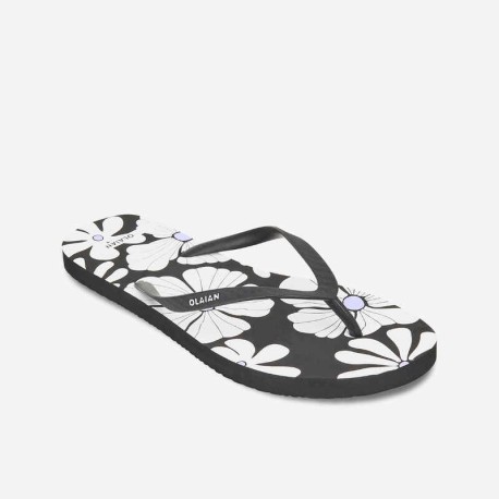 Sandalias blanco y negro para mujer 120 Lila
