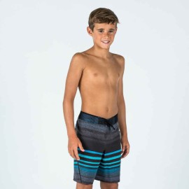 Bermudas negro/azul/rayas para niños Boy 900