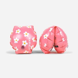 Flotadores Alberca Niños Rosa Estampado Flores 11-30 kg