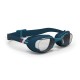 Goggles de natación con cristales claros azules con blanco unitalla Xbase