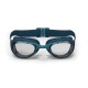 Goggles de natación con cristales claros azules con blanco unitalla Xbase