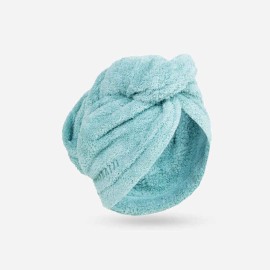 Toalla para Pelo - Microfibra Suave - Verde Claro