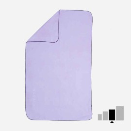 Toalla de microfibra lila talla G 80 x 130 cm