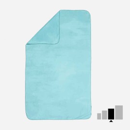 Toalla de natación de microfibra talla G de 80 x 130 cm verde claro