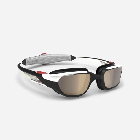 Goggles de Natación Turn Negro/Blanco/Rojo Cristales Espejo Talla G
