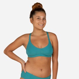 Parte Superior De traje Natación Lila Symi Mujer Azul Verde