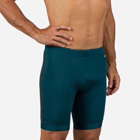 Jammer de natación turquesa y negro para hombre Fiti NBJ