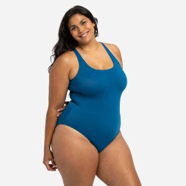 Traje de baño de natación azul para mujer Heva