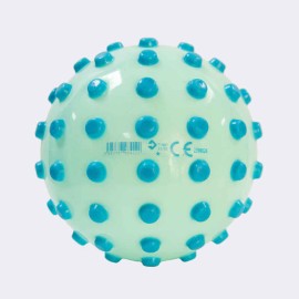 Pelota de iniciación acuática pequeña verde con azul