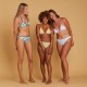 Top de Bikini Mae Flowy Mujer Amarillo Triángulos Corredizos