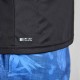 Playera de surf con protección solar/top anti-UV de manga corta negra