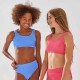 Top de Bikini para Niña Lana 500 Lavanda