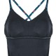 Traje de baño de natación lila y negro para mujer Lib