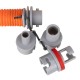 Bomba Mano Kayak Naranja Doble Acción Baja Presión 1-8 Psi 2 X 2.6 L
